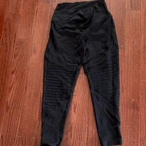 Aerie moto style Black High-Waisted Leggings